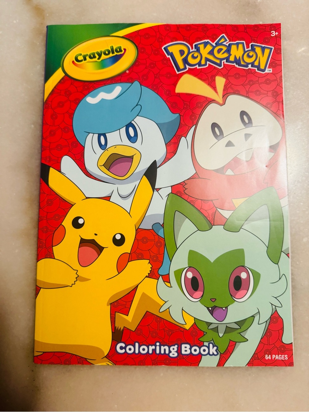 Crayola Pokémon Coloring Book - Red, Yellow, Green, Blue